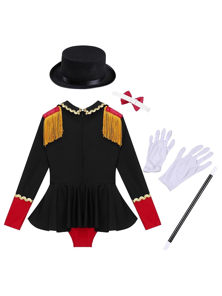 Amazon.com: Fldy Girls Deluxe Circus Ringmaster Costume Kids